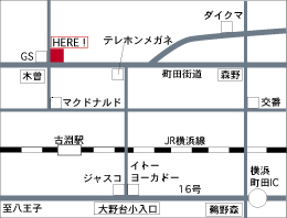 FITコーポレーション町田店アクセスマップ